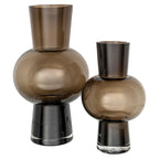 Vase Liora brown large