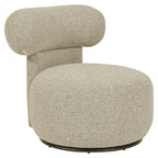 Fauteuil lounge Kaya cayenne brown swivel