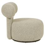 Fauteuil lounge Kaya cayenne brown swivel