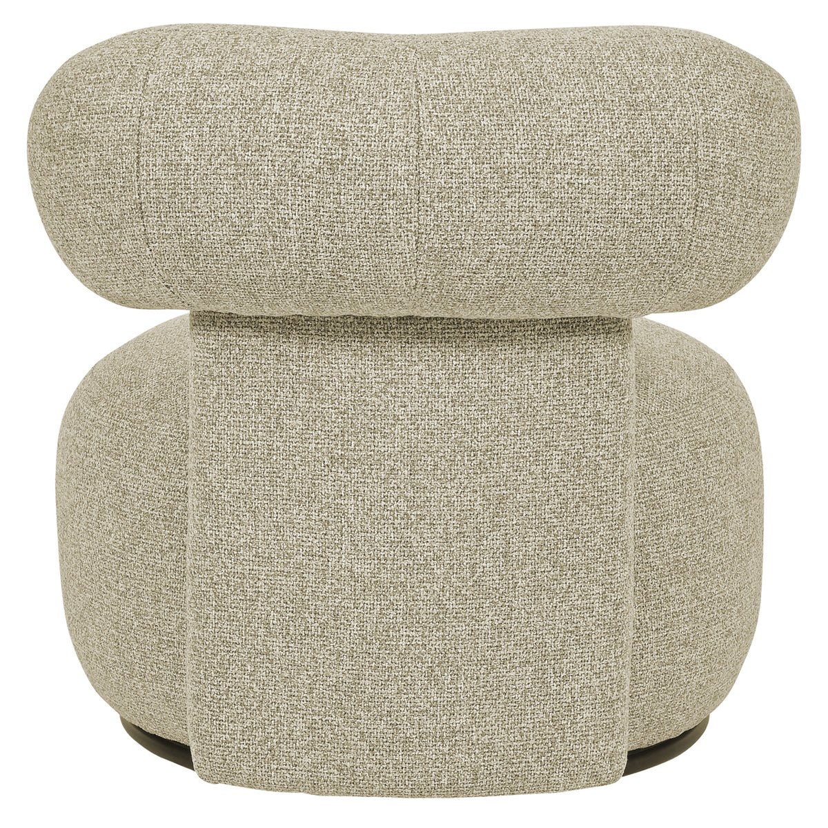Fauteuil lounge Kaya cayenne brown swivel