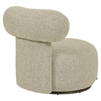 Fauteuil lounge Kaya cayenne brown swivel