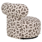 Fauteuil lounge Kaya weave brown
