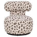 Fauteuil lounge Kaya weave brown