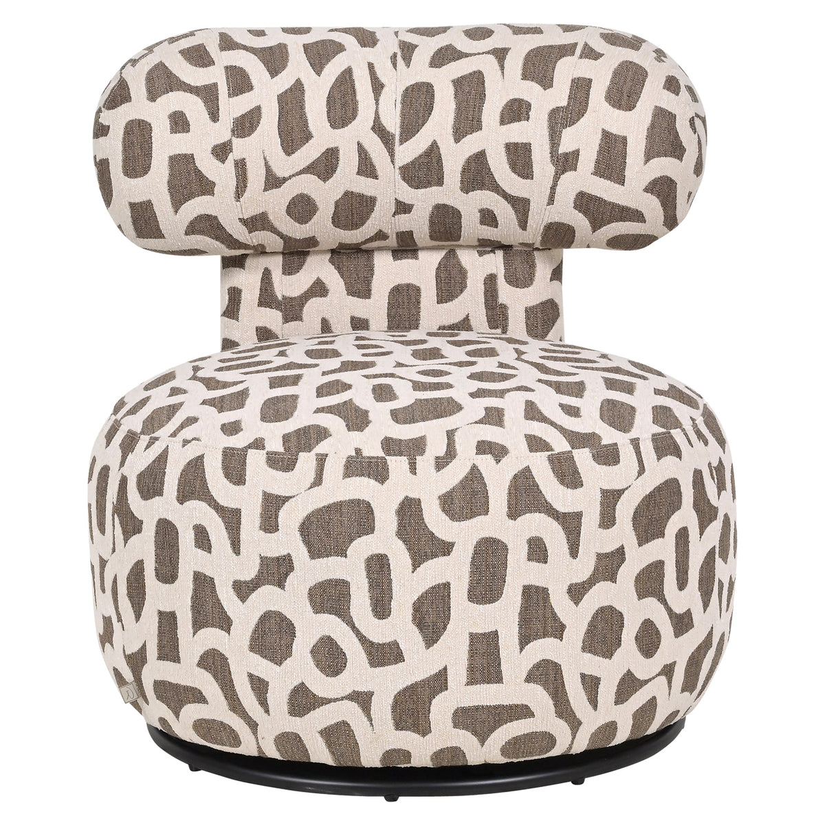Fauteuil lounge Kaya weave brown
