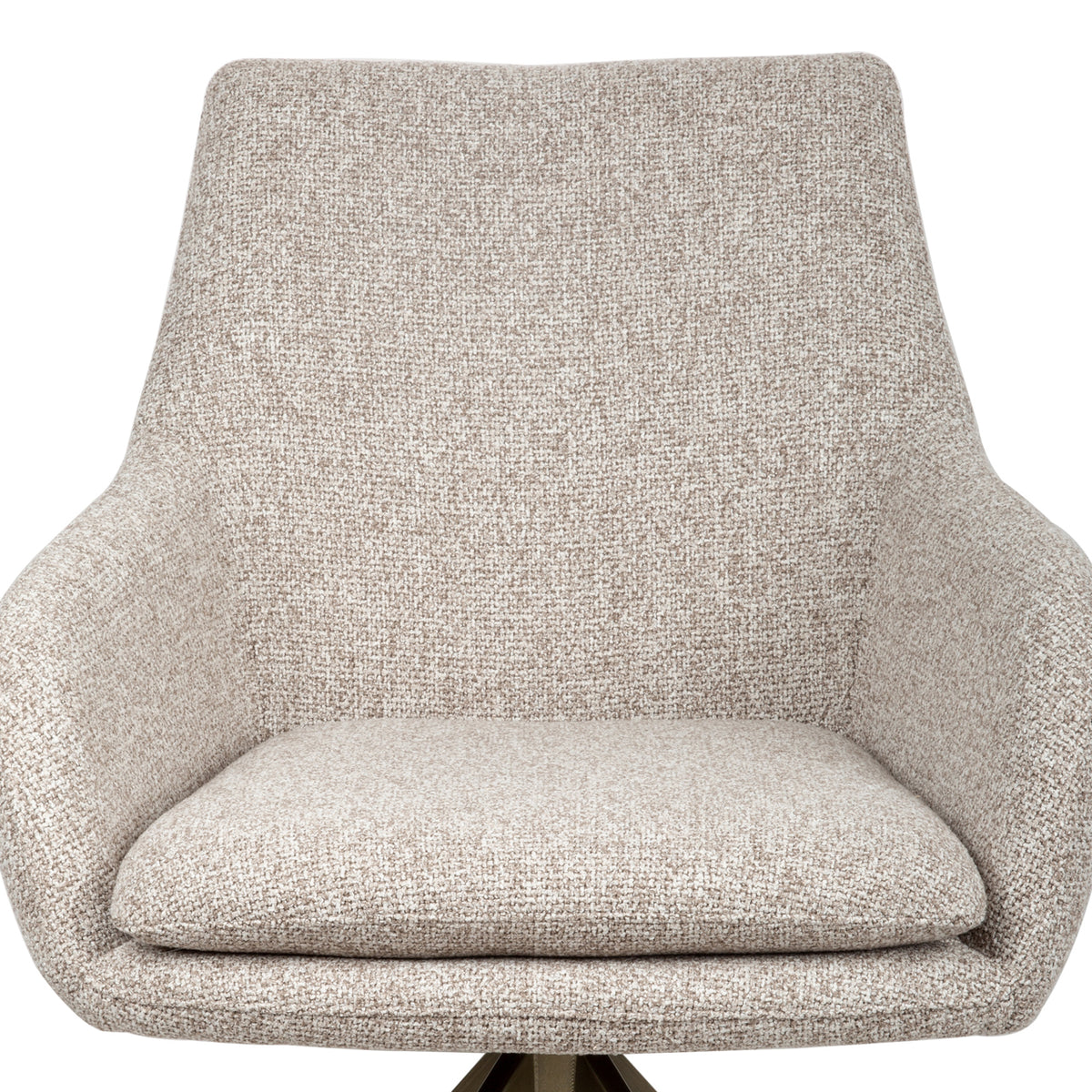 Chaise de salle à manger Lisonne cayenne brown swivel fire retardant