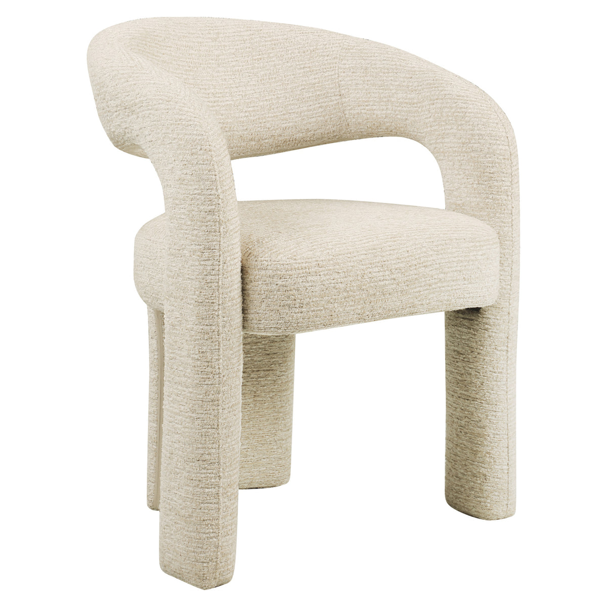 Chaise de salle à manger Soho natural linear fire retardant