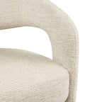 Chaise de salle à manger Soho natural linear fire retardant
