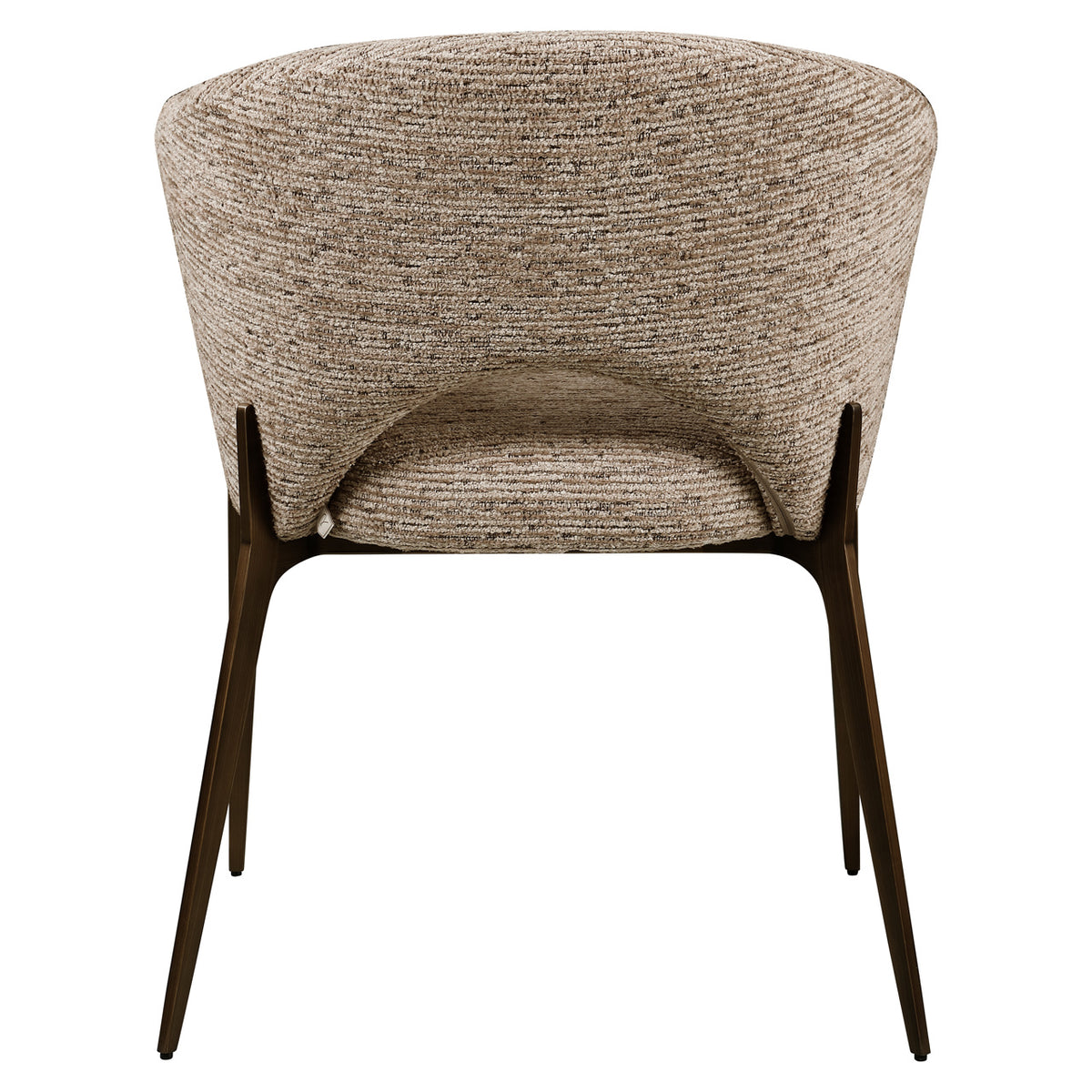 Chaise de salle à manger Kenzi mocca linear fire retardant