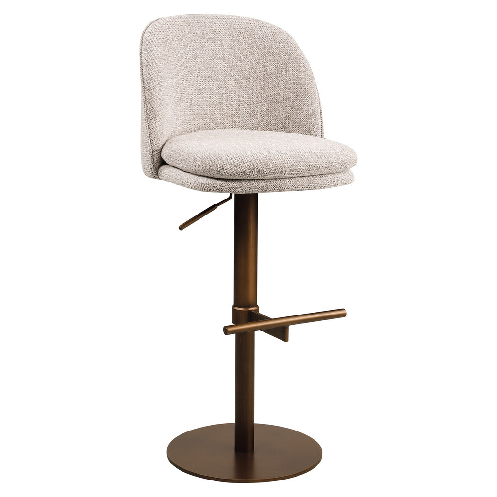 Tabouret de bar Vesper mocca fancy swivel