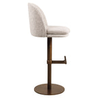 Tabouret de bar Vesper mocca fancy swivel