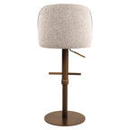 Tabouret de bar Vesper mocca fancy swivel