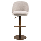 Tabouret de bar Vesper mocca fancy swivel