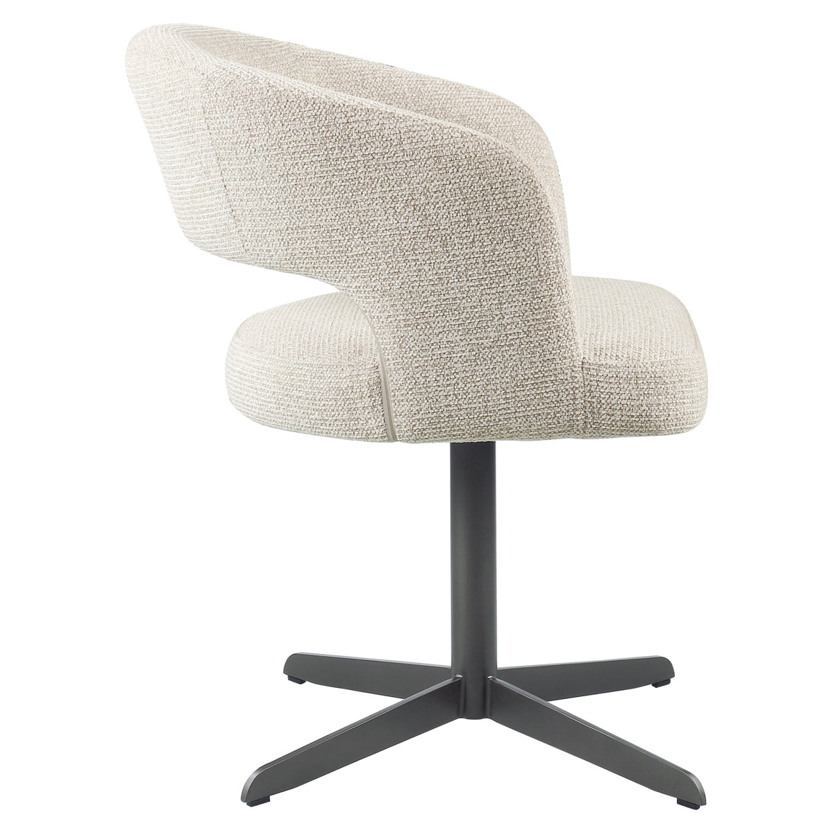 Chaise de salle à manger Blanca natural fancy fire retardant