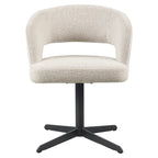 Chaise de salle à manger Blanca natural fancy fire retardant