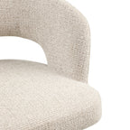 Chaise de salle à manger Blanca natural fancy fire retardant