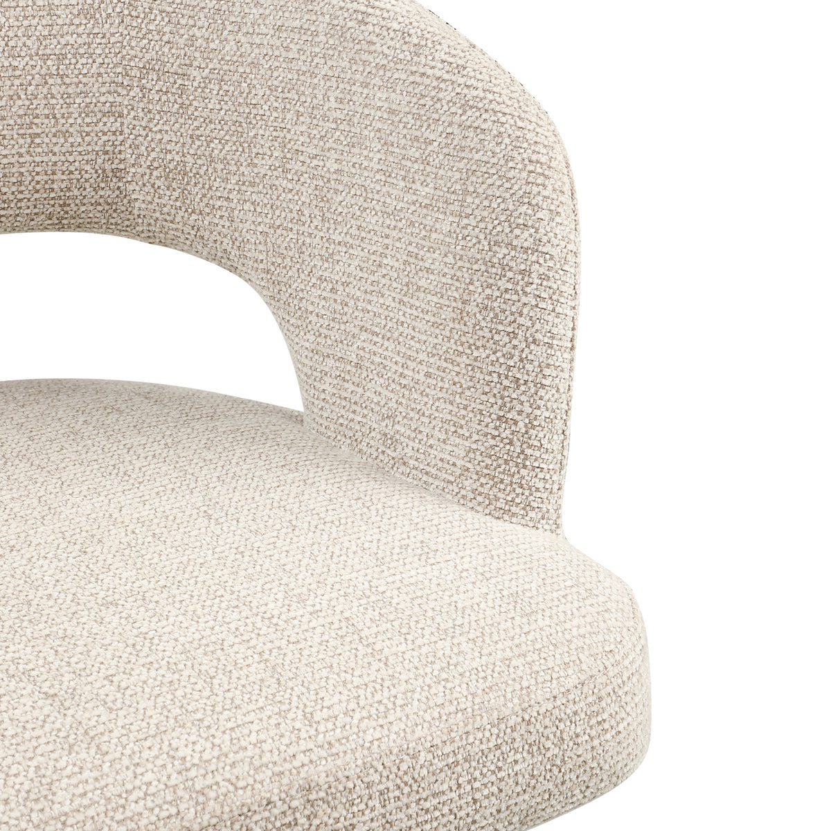 Chaise de salle à manger Blanca natural fancy fire retardant