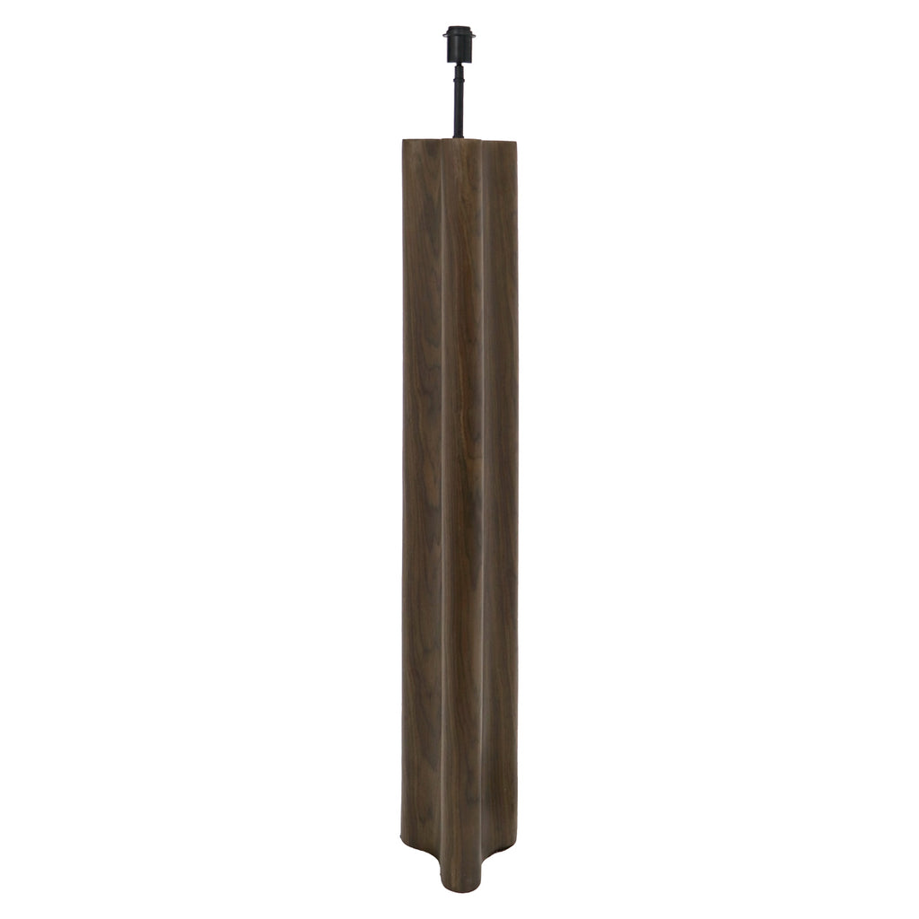 Lampe sur pied Jamy walnut