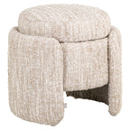Pouf & repose-pieds Cupid beige angora with storage