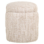 Pouf & repose-pieds Cupid beige angora with storage