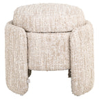Pouf & repose-pieds Cupid beige angora with storage