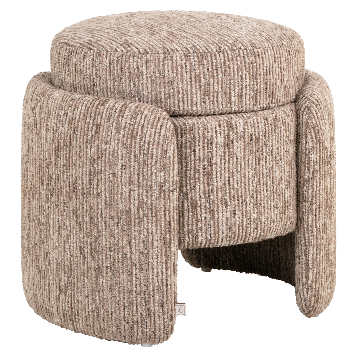 Pouf & repose-pieds Cupid mocca linear with storage