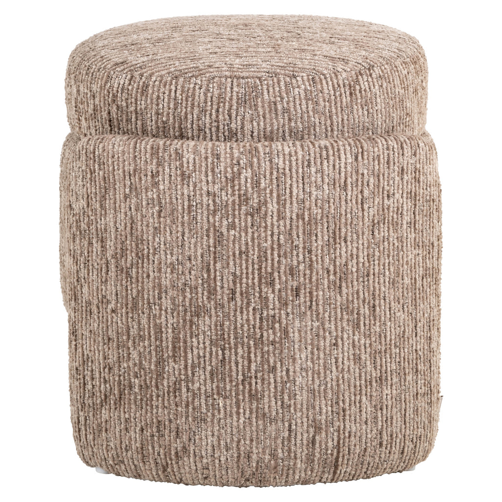 Pouf & repose-pieds Cupid mocca linear with storage