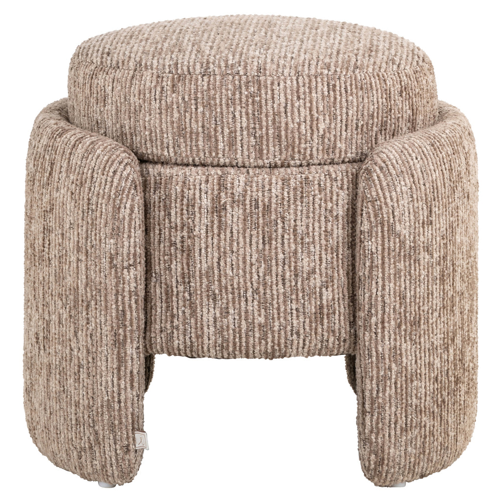 Pouf & repose-pieds Cupid mocca linear with storage
