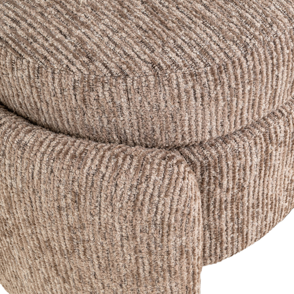 Pouf & repose-pieds Cupid mocca linear with storage