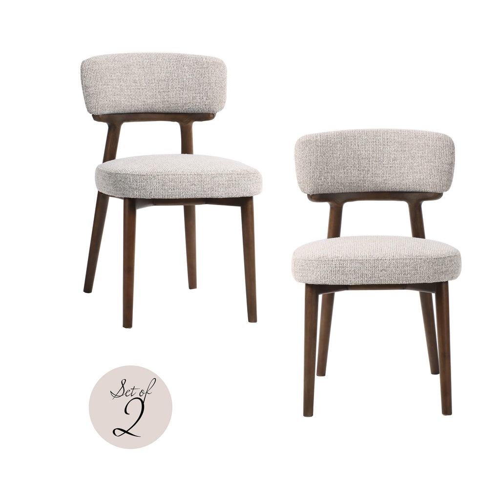 Chaise de salle à manger Basker natural fancy fire retardant (Set of 2)