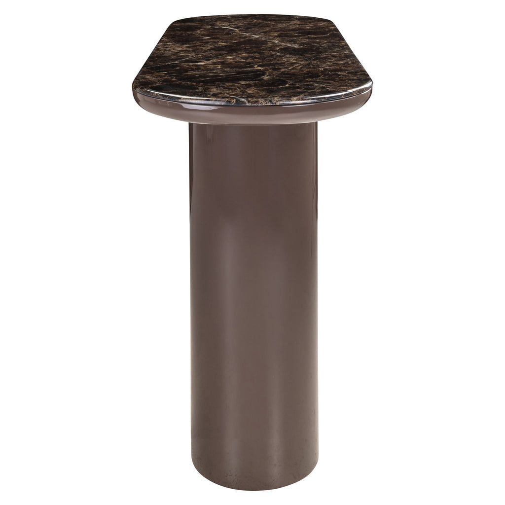 Console Almundi chocolat brown