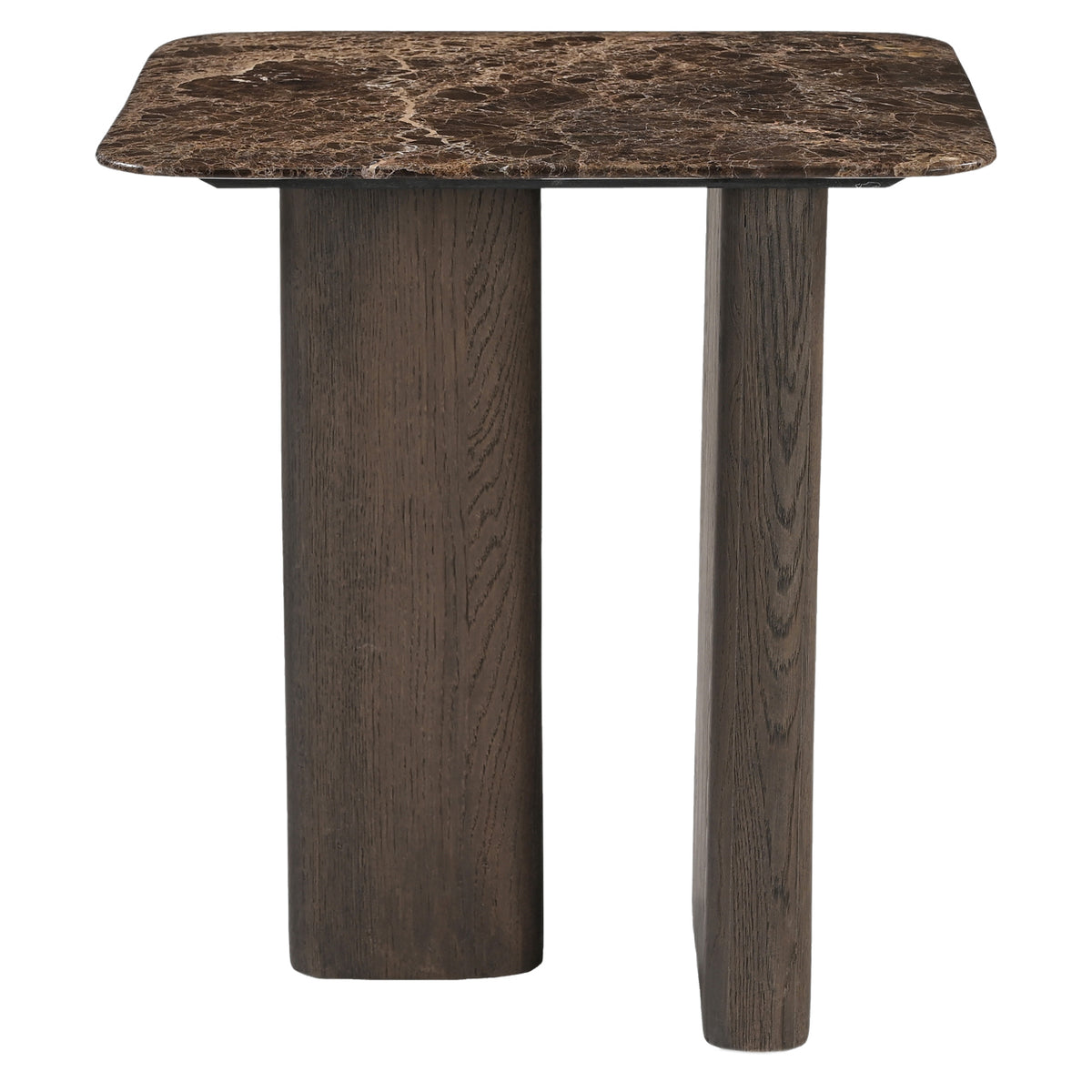 Table d'appoint Castello Smoked charchoal marble top