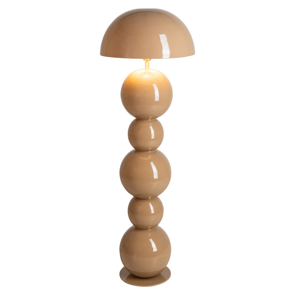 Lampe sur pied Hasden mocha mousse