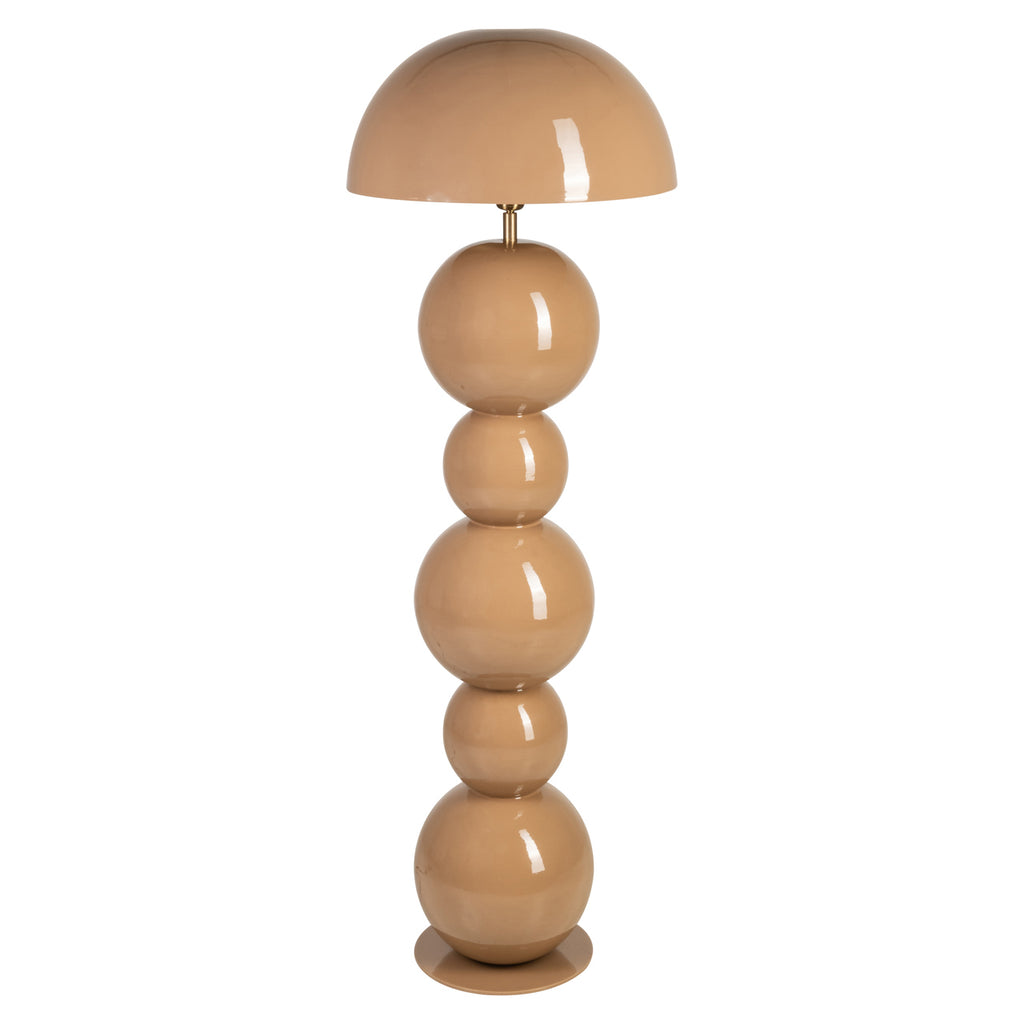Lampe sur pied Hasden mocha mousse