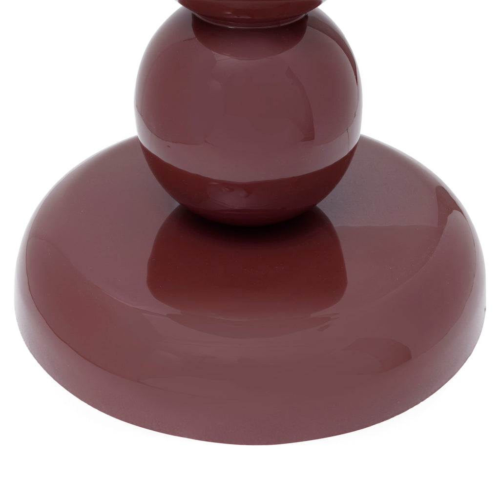 Table d'appoint Reid burgundy