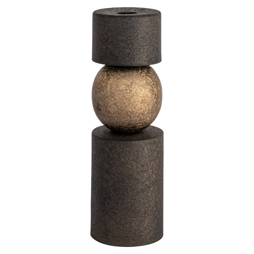 Porte-bougie Hasley brass antique small