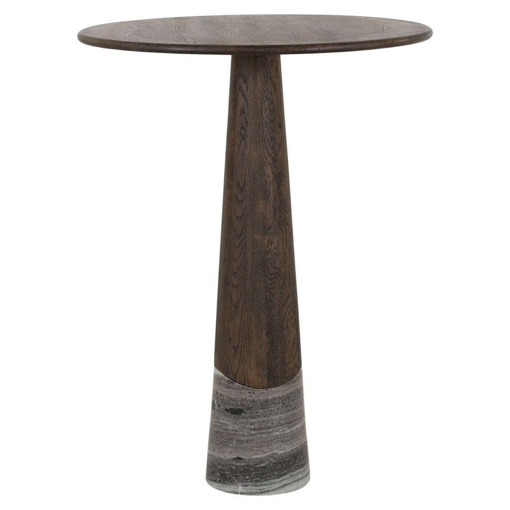 Table de bar Harper Smoked charchoal