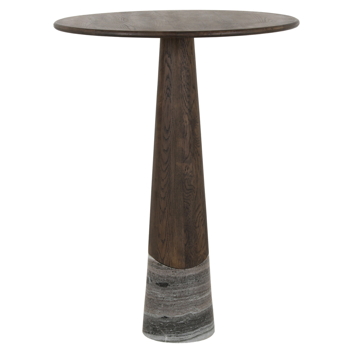 Table de bar Harper Smoked charchoal