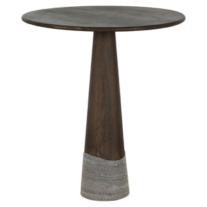 Table de comptoir Harper Smoked charchoal