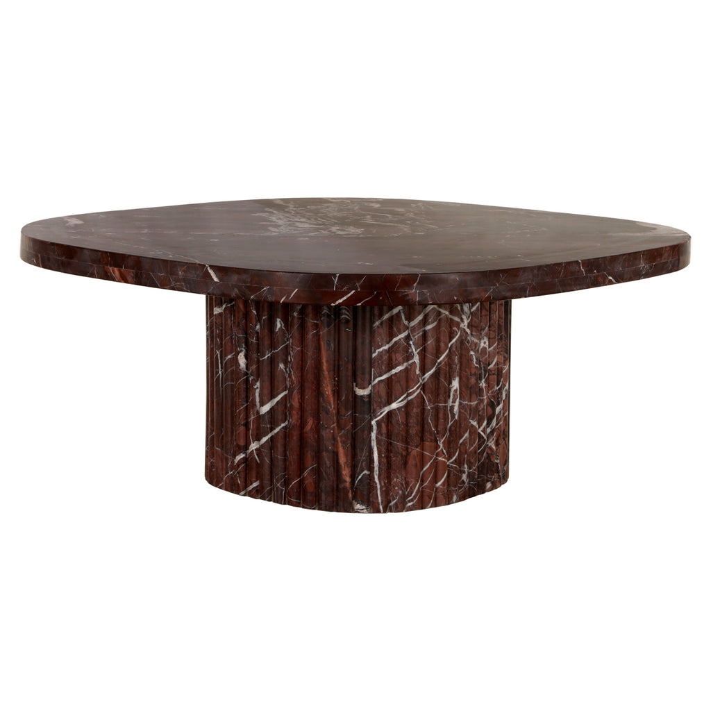 Table basse Orchid burgundy