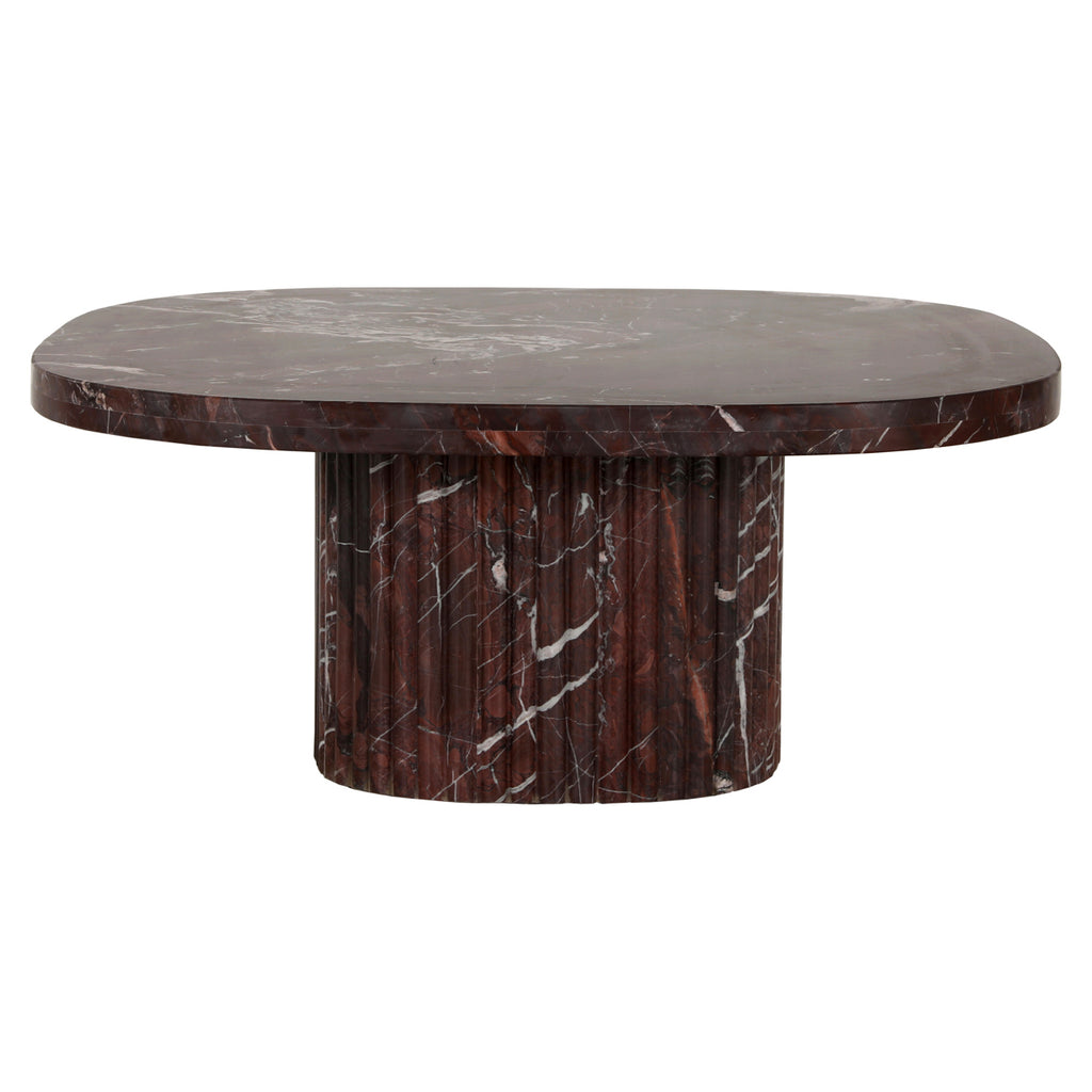 Table basse Orchid burgundy