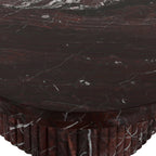 Table basse Orchid burgundy