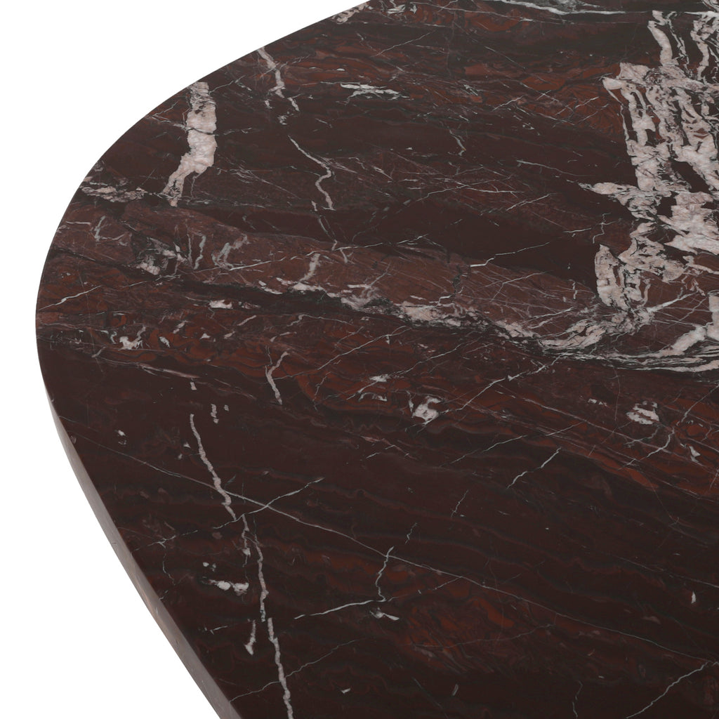 Table basse Orchid burgundy