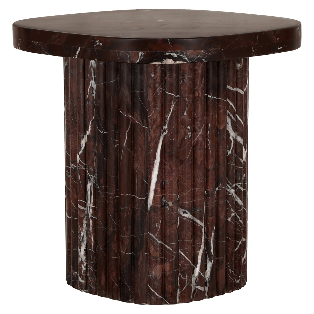 Table d'appoint Orchid burgundy