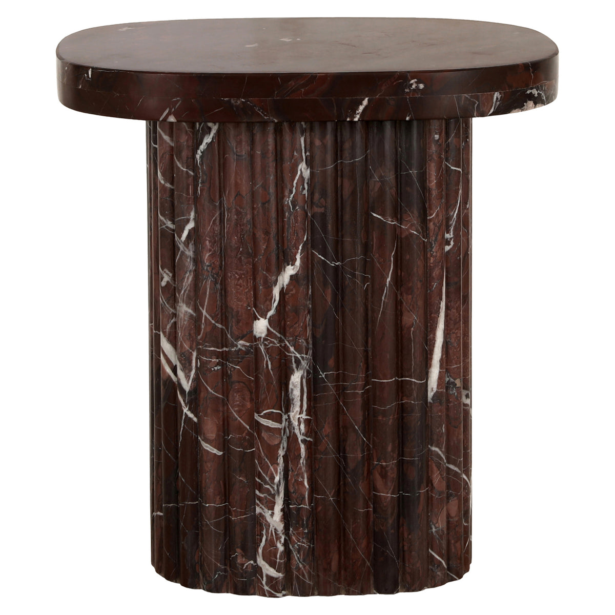 Table d'appoint Orchid burgundy