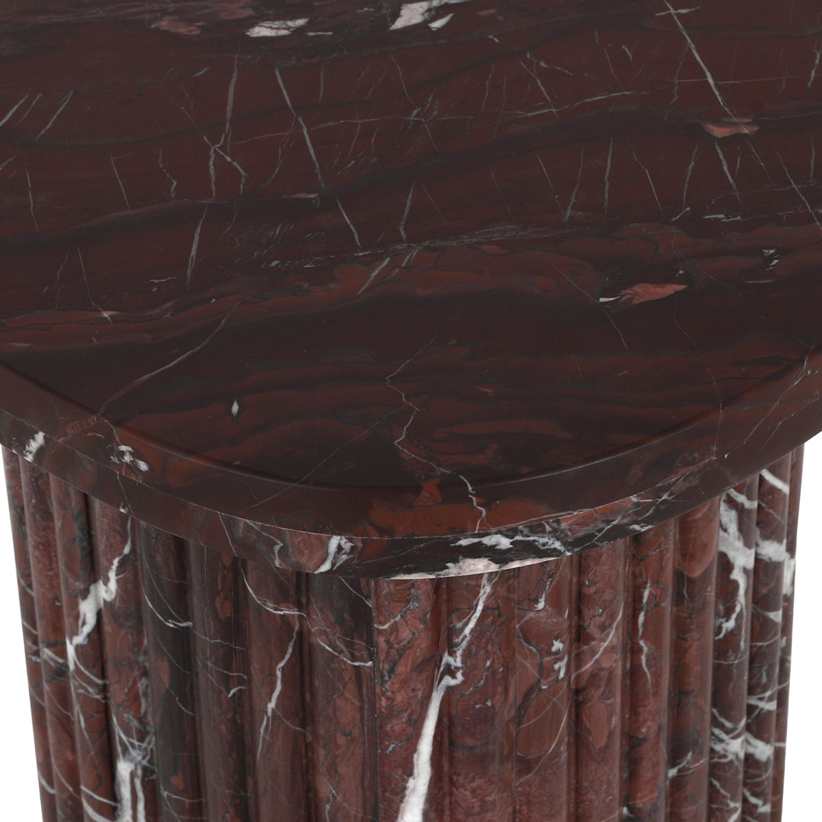 Table d'appoint Orchid burgundy
