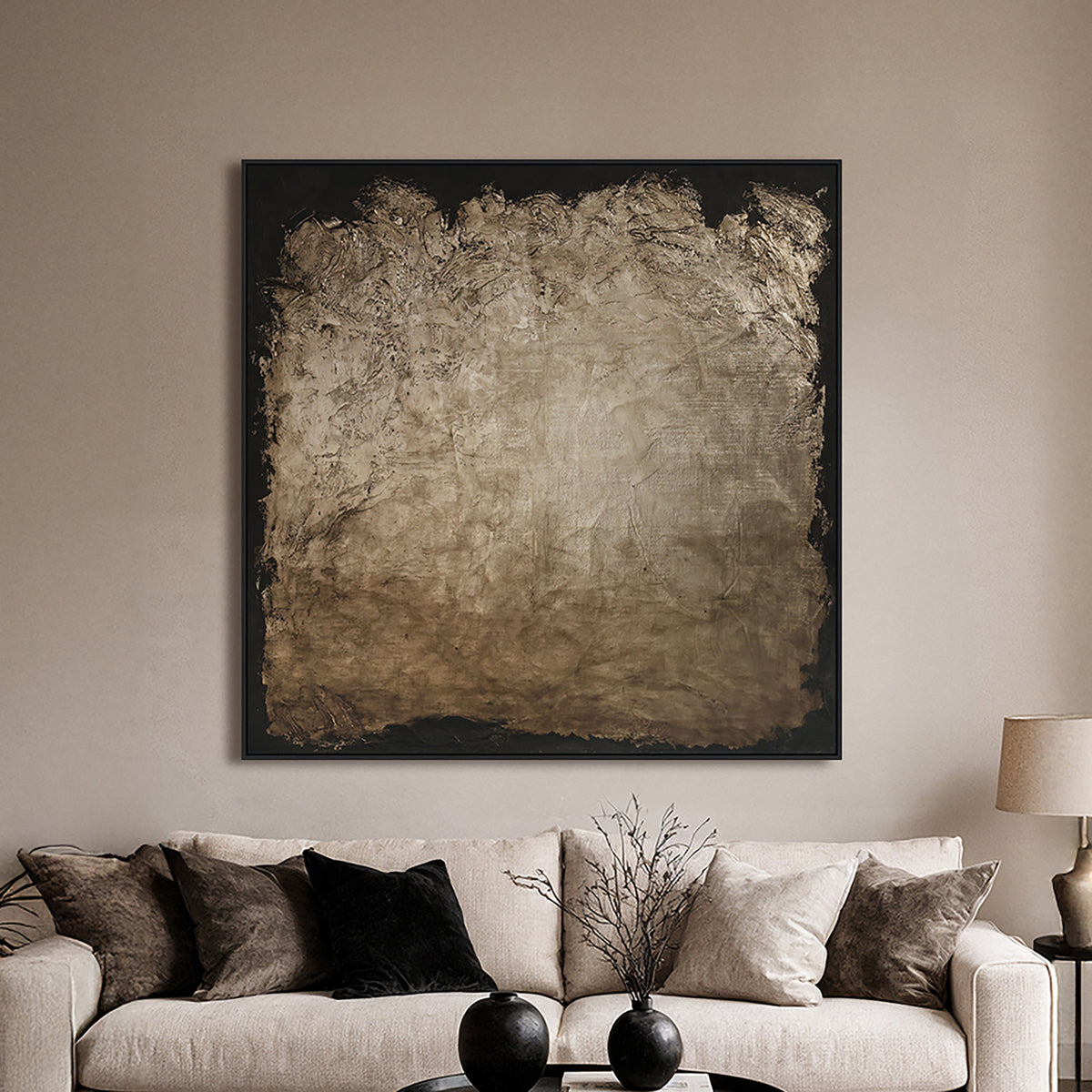 Art mural Rival gold