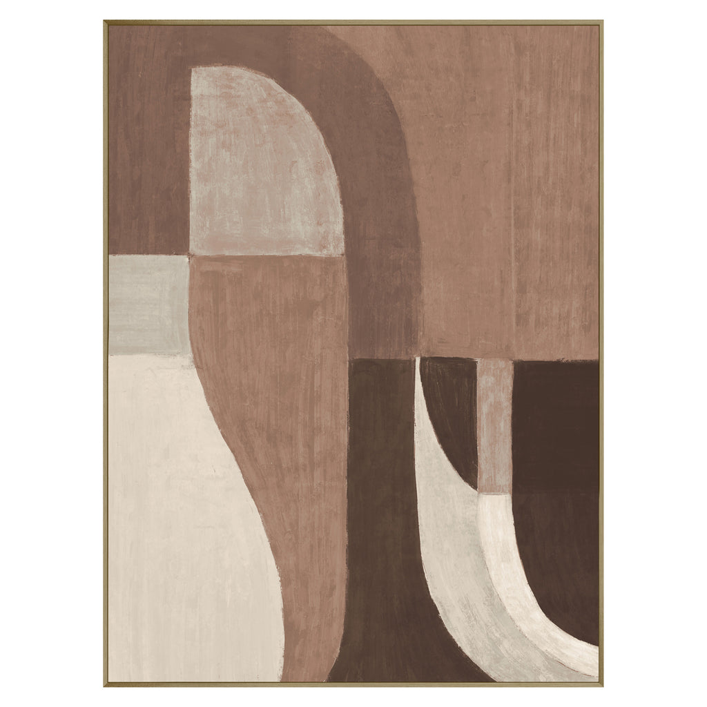 Art mural Tatu left brown