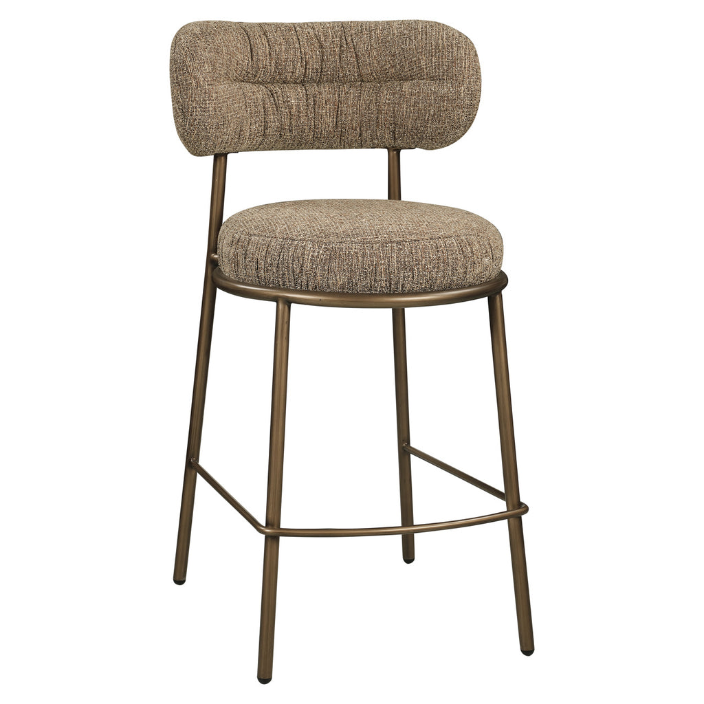 Tabouret de comptoir Encanto brown tweed