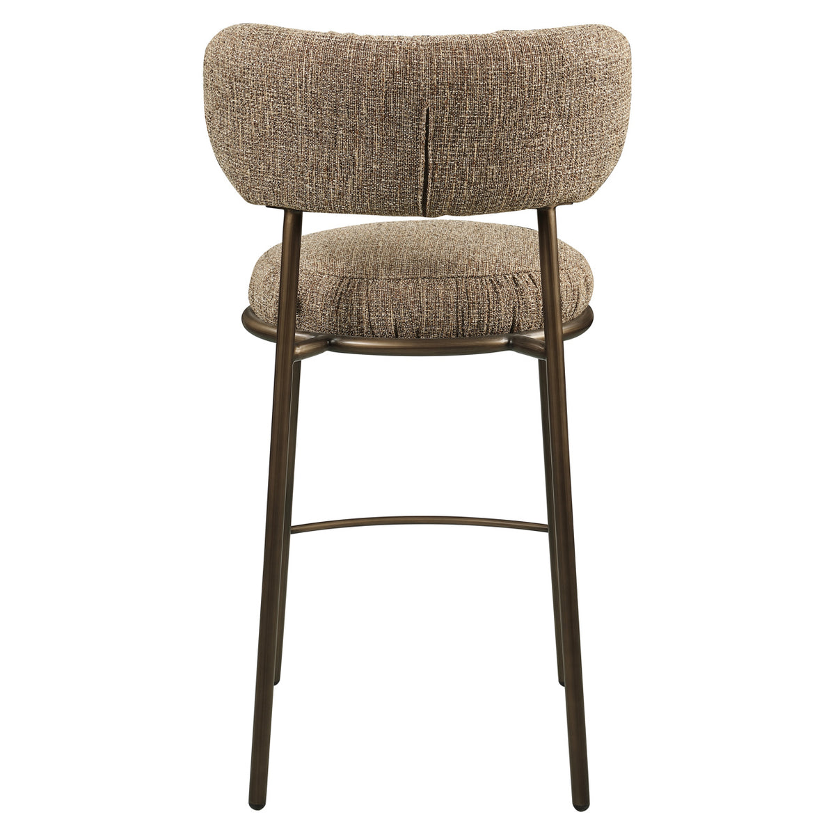 Tabouret de comptoir Encanto brown tweed