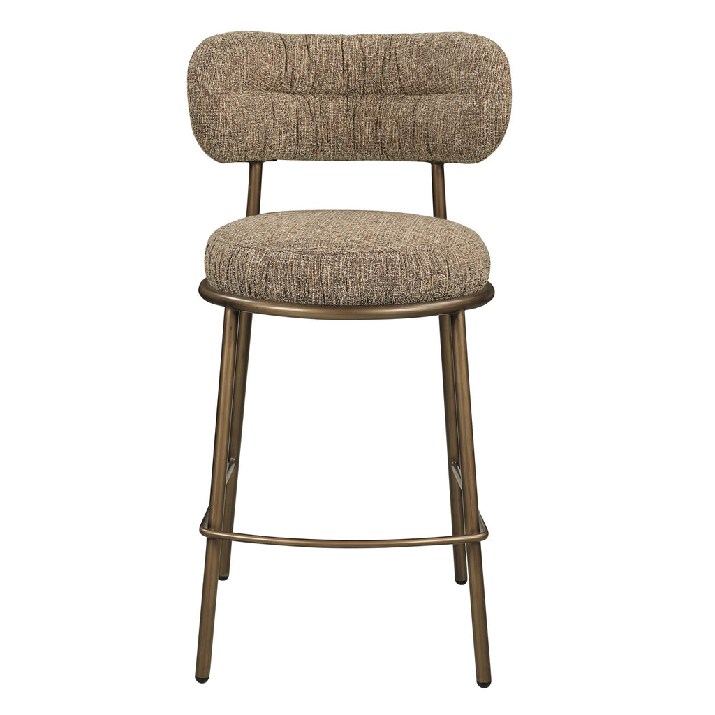 Tabouret de comptoir Encanto brown tweed